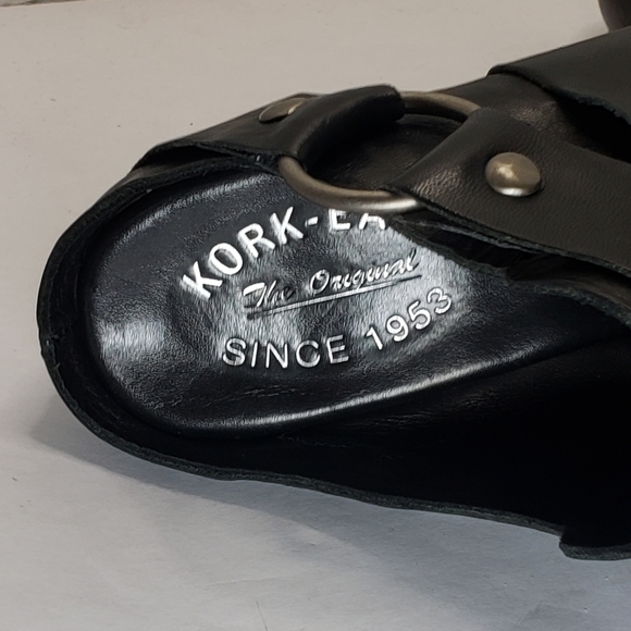 Kork-Ease Women's Courtney Harness SlipOn Mule Clogs Black Leather Sz 8 … - Picture 12 of 13